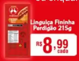 Supermercados São Vicente Linguiça Fininha Perdigão oferta