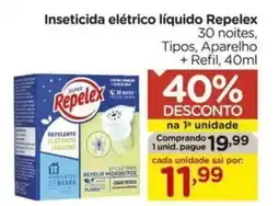 Carrefour Inseticida elétrico líquido Repelex oferta