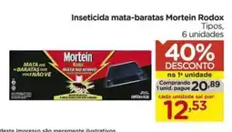 Carrefour Inseticida mata-baratas Mortein Rodox Tipos, 6 unidades oferta