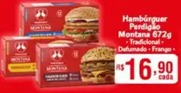 Supermercados São Vicente Hambúrguer Perdigão Montana oferta