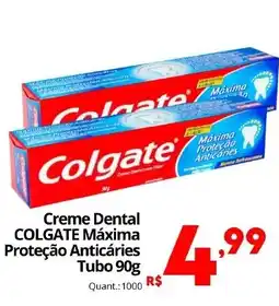 Althoff Supermercados Creme Dental COLGATE Máxima Proteção Anticáries Tubo oferta