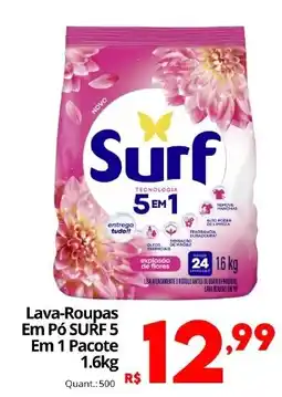 Althoff Supermercados Lava-Roupas Em Pó SURF 5 Em 1 Pacote oferta