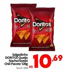 Althoff Supermercados Salgadinho DORITOS Queijo Nacho/Sweet Chili Pacote oferta