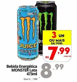 Althoff Supermercados Bebida Energética MONSTER Lata oferta