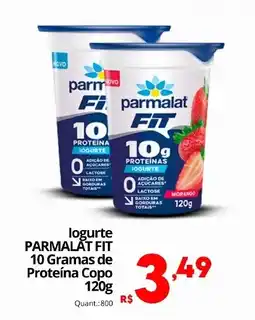 Althoff Supermercados logurte PARMALAT FIT 10 Gramas de Proteína Copo oferta