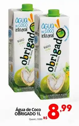Althoff Supermercados Água de Coco OBRIGADO oferta