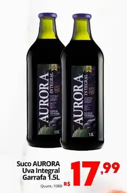 Althoff Supermercados Suco AURORA Uva Integral Garrafa oferta
