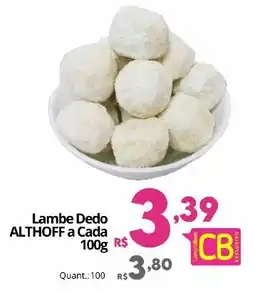Althoff Supermercados Lambe Dedo ALTHOFF a Cada oferta