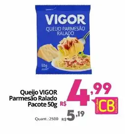 Althoff Supermercados Queijo VIGOR Parmesão Ralado oferta