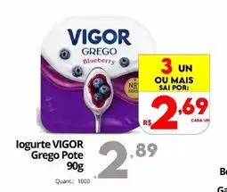 Althoff Supermercados logurte VIGOR Grego Pote oferta