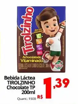 Althoff Supermercados Bebida Láctea TIROLZINHO Chocolate TP oferta