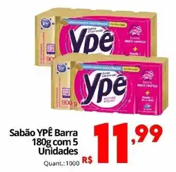 Althoff Supermercados Sabão YPÊ Barra com 5 Unidades oferta