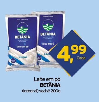 Cometa Supermercados Leite em po Betania 200g oferta
