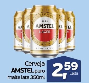 Cometa Supermercados Cerveja Amstel 350ml oferta