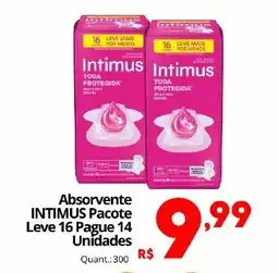 Althoff Supermercados Absorvente INTIMUS Pacote oferta