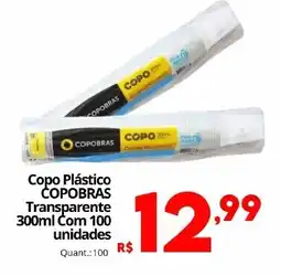 Althoff Supermercados Copo Plástico COPOBRAS Transparente oferta