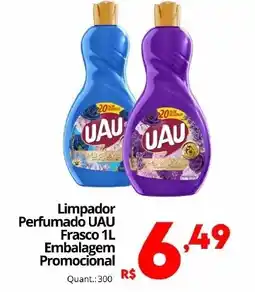 Althoff Supermercados Limpador Perfumado UAU Frasco Embalagem Promocional oferta
