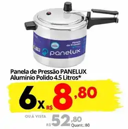 Althoff Supermercados Panela de Pressão PANELUX Alumínio Polido oferta
