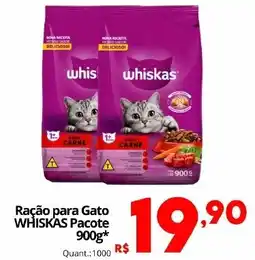 Althoff Supermercados Ração para Gato WHISKAS Pacote oferta