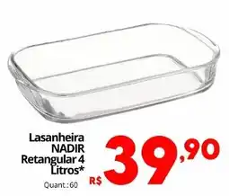 Althoff Supermercados Lasanheira NADIR Retangular oferta