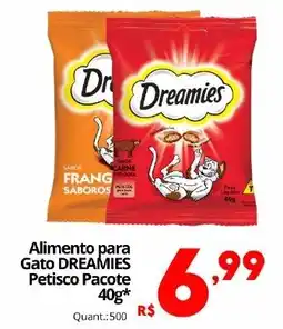 Althoff Supermercados Alimento para Gato DREAMIES Petisco Pacote oferta