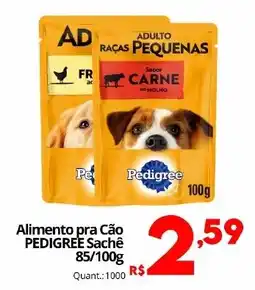 Althoff Supermercados Alimento pra Cão PEDIGREE Sachê oferta