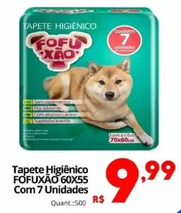 Althoff Supermercados Tapete Higiênico FOFUXÃO 60X55 Com 7 Unidades oferta