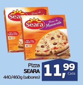 Cometa Supermercados Pizza Seara 440/460g sabores oferta