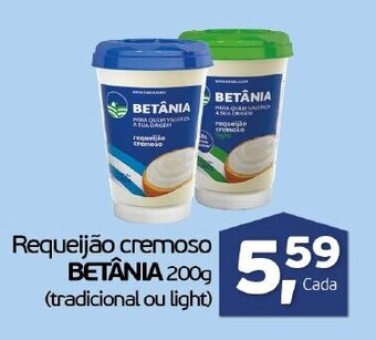 Cometa Supermercados Requeijao cremoso Betania 200g oferta