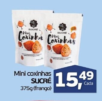 Cometa Supermercados Mini Coxinhas Sucre 375g oferta