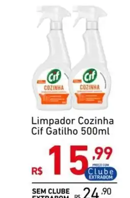 Extrabom Supermercados Limpador Cozinha Cif Gatilho 500ml oferta