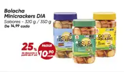 Dia Bolacha Minicrackers DIA oferta