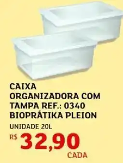 Assaí Atacadista Caixa organizadora com tampa ref.: 0340 bioprátika pleion oferta