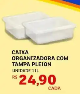 Assaí Atacadista Caixa organizadora com tampa pleion unidade oferta