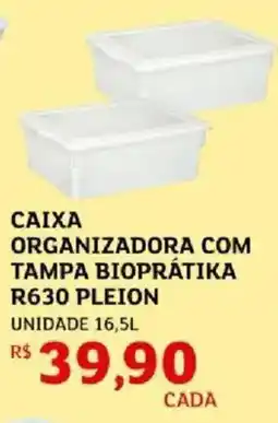 Assaí Atacadista Caixa organizadora com tampa bioprátika r630 pleion unidade oferta