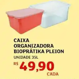 Assaí Atacadista Caixa organizadora bioprátika pleion unidade oferta