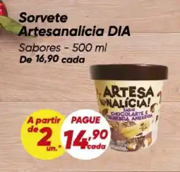 Dia Sorvete Artesanalicia DIA Sabores oferta