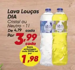 Dia Lava Louças DIA Cristal ou Neutro oferta