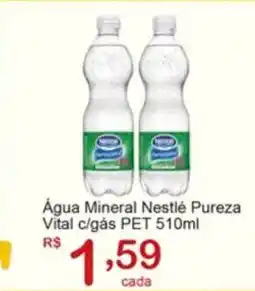 Giga Atacado Água Mineral Nestlé Pureza Vital c/gás PET oferta
