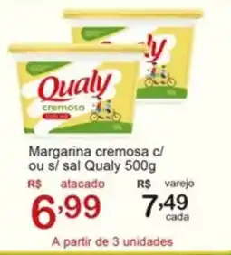 Giga Atacado Margarina cremosa c/ ou s/ sal Qualy oferta