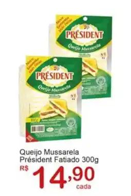 Giga Atacado Queijo Mussarela Président Fatiado oferta