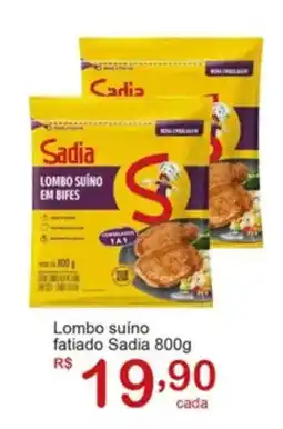 Giga Atacado Lombo suíno fatiado Sadia oferta