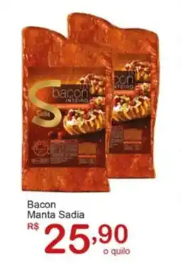 Giga Atacado Bacon Manta Sadia oferta