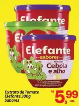 Fort Atacadista Extrato de Tomate Elefante Sabores oferta