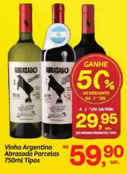 Fort Atacadista Vinho Argentino Abrasado Parcelas Tipos oferta