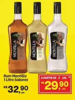 Fort Atacadista Rum Montilla Sabores oferta