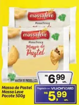 Fort Atacadista Massa de Pastel Massa Leve Pacote oferta