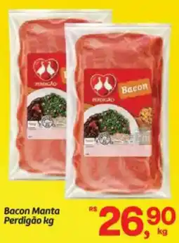 Fort Atacadista Bacon Manta Perdigão oferta