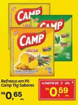 Fort Atacadista Refresco em Pó Camp Sabores oferta