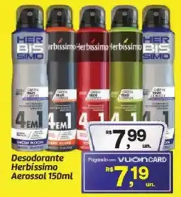 Fort Atacadista Desodorante Herbíssimo Aerossol oferta